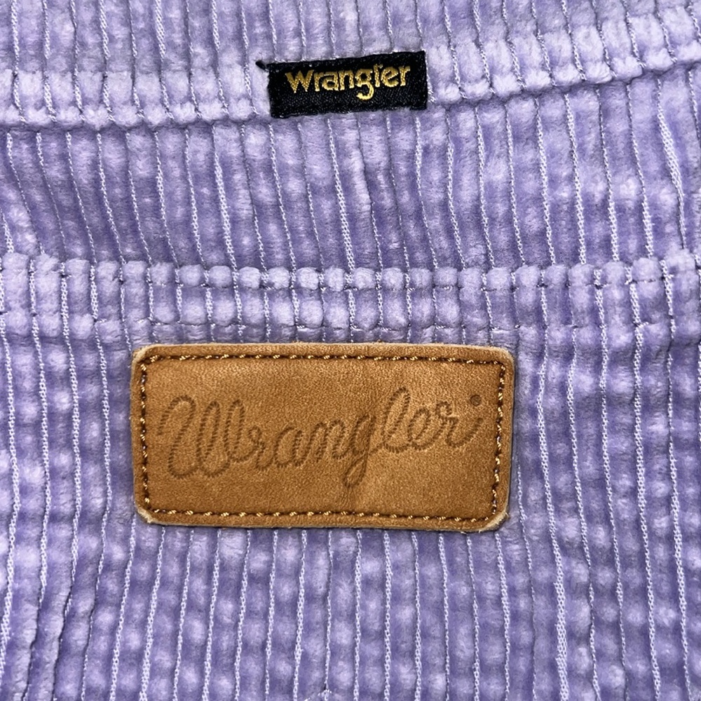 Wrangler lavender Corduroy Pleated Barrel Pant 28x28 - Picture 13 of 17